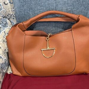 Designer inspired hobo style bag